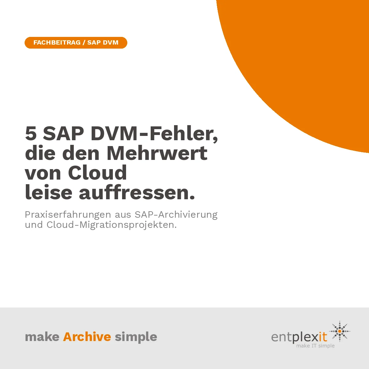 5 SAP DVM-Fehler, die den Mehrwert von Cloud leise auffressen